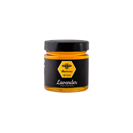 Award Winning Great Taste Organic Raw Honey Lavender 300g Honey