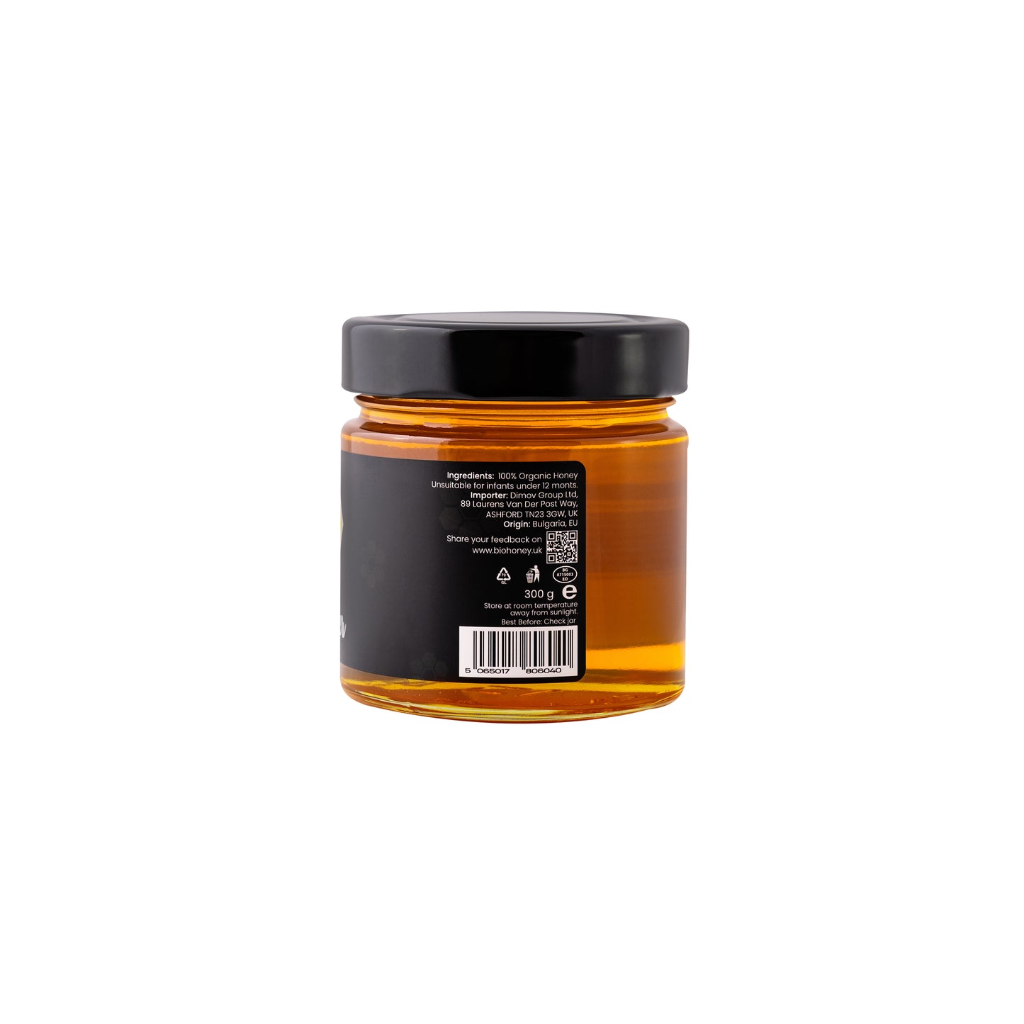 BioHoney Organic Raw Honey Lavender 300g Honey
