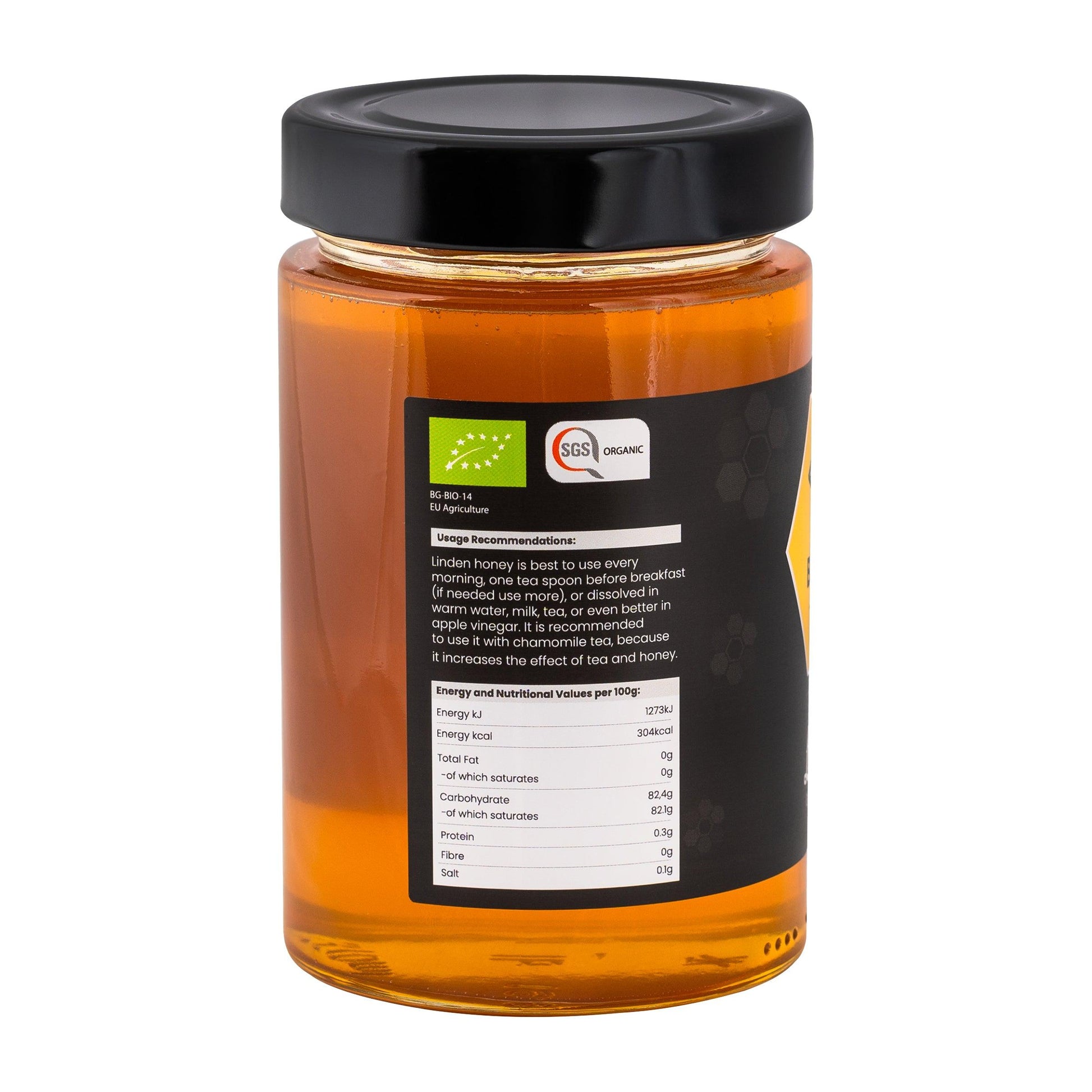 BioHoney Organic Raw Linden Honey 500g Honey - BioHoney