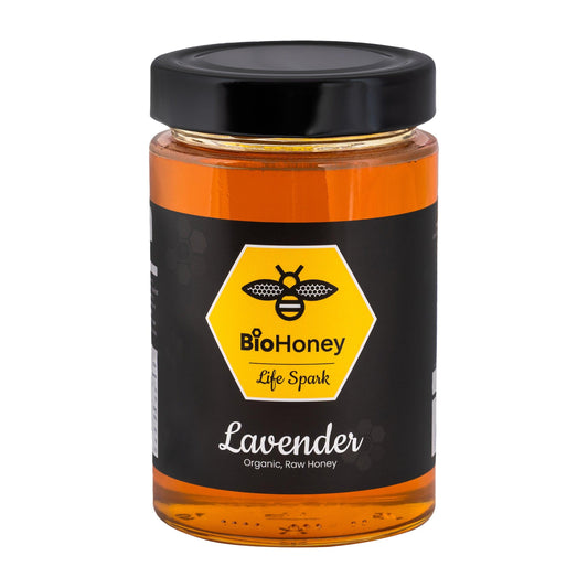 BioHoney Organic Raw Honey Lavender 500g Honey - BioHoney