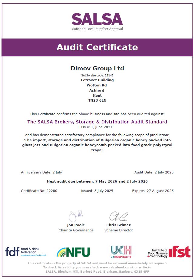 SALSA Certification