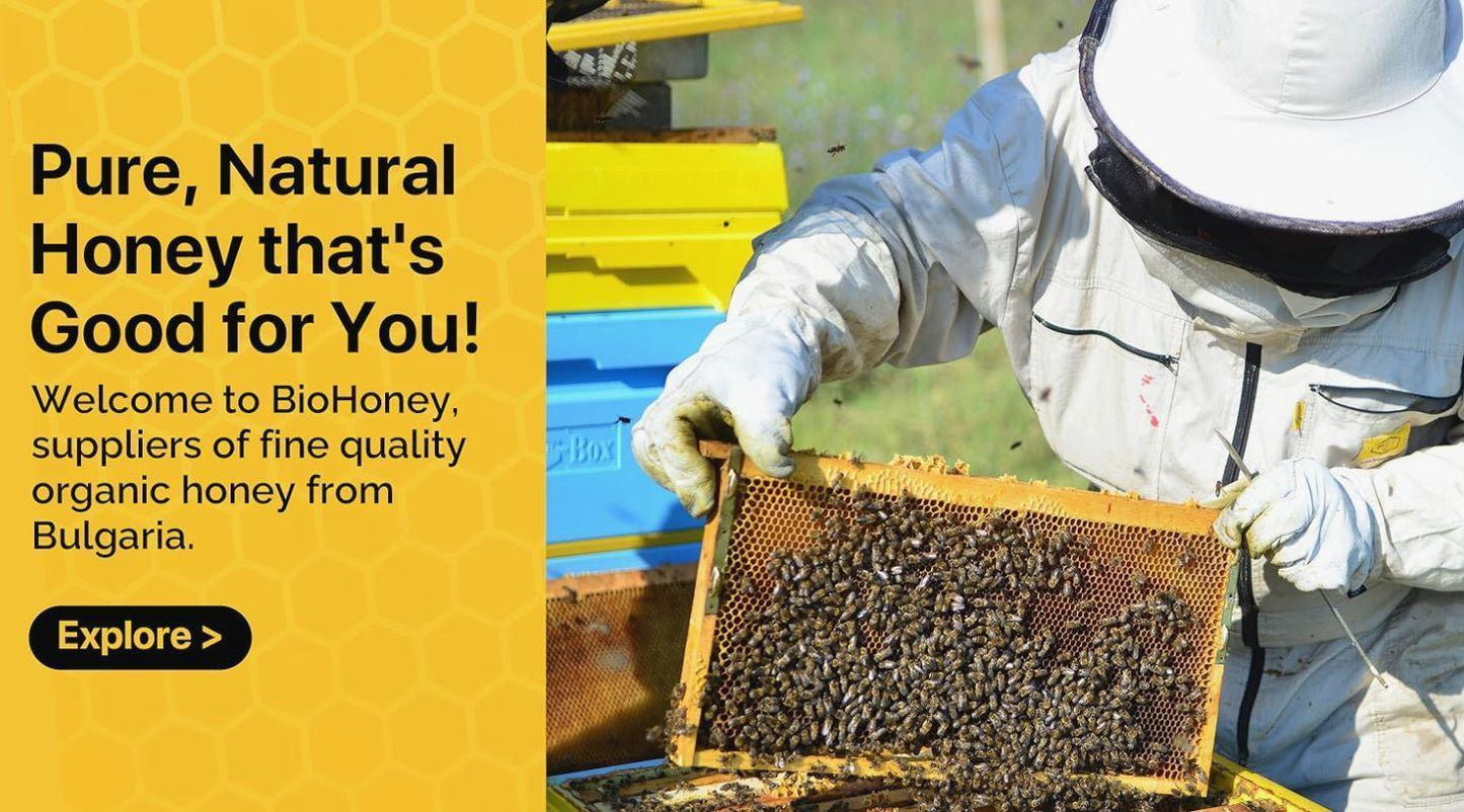 Award Winning Organic Raw Honeycomb Wildflowers 200g - BioHoney