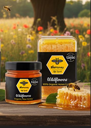Wildflowers Honey 300g + Honeycomb