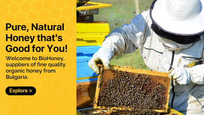 Award Winning Biohoney Organic Raw Honeycomb Linden 200g - BioHoney