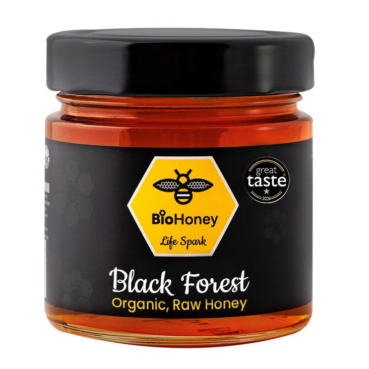 Award Winning Great Taste Organic Raw Honey  Black Forest 300g