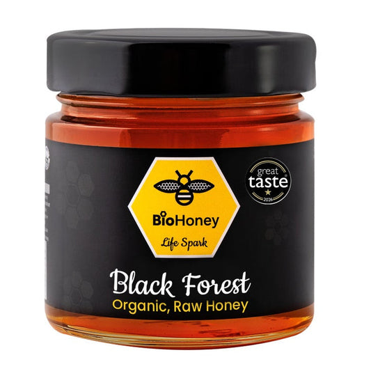 Award Winning Great Taste Organic Raw Honey  Black Forest 300g