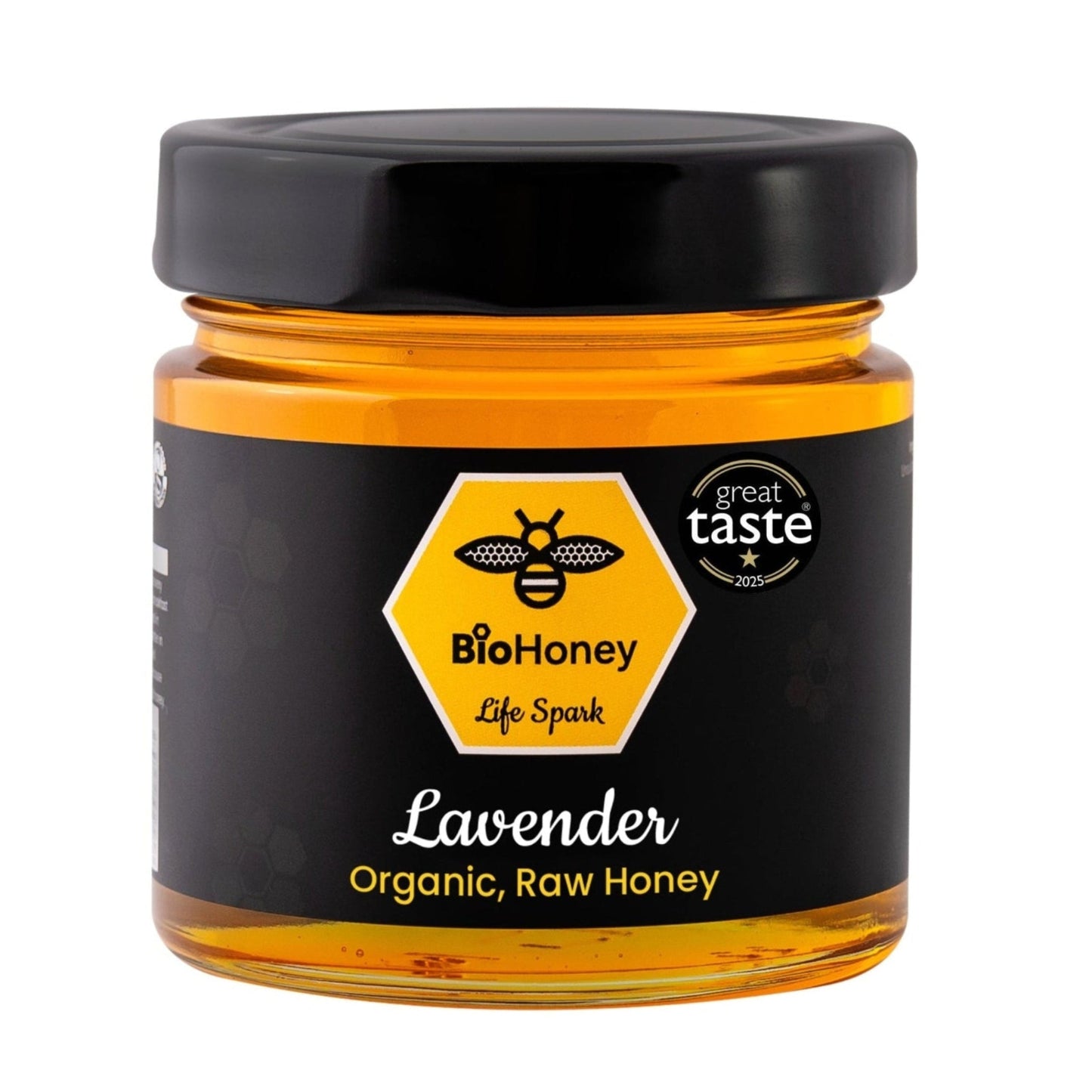 Award Winning Great Taste Organic Raw Honey Lavender 300g Honey