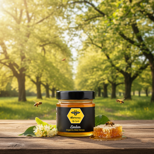 BioHoney Organic Raw Linden Honey 500g Honey